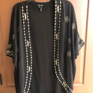 Black & Gold Sheer Shall